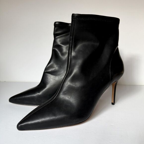 Jessica Simpson Boots Womens Size 11 Black Ankle Stiletto Pointed Toe JS-SEMAJA - Picture 5 of 9